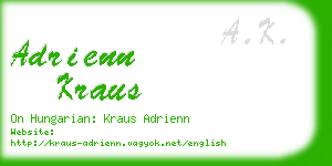 adrienn kraus business card